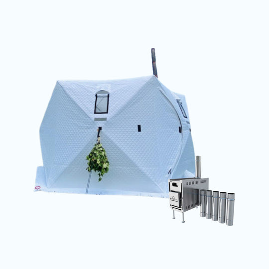 キューブ10（ストーブ1台付） + 手ぶらセットのレンタル情報｜テント