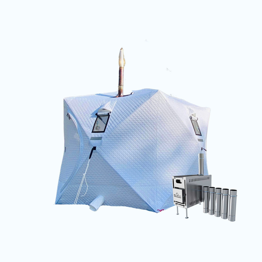 ウ*ニ様 EX-PRO CUBE4 地域限定送料無料　総額25万円中古テントサウ Sotoburo CUBE & STOVE テントサウナ サウナ テント ストーブ